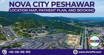 Nova City Peshawar Location Map Payment Plan Booking and Master Plan. Residential and commercial plots available on easy installment.