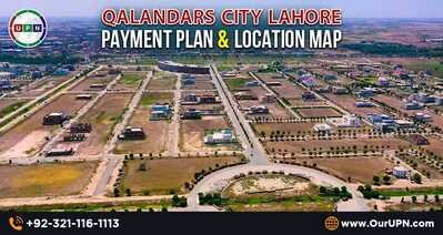Qalandars City Lahore Payment Plan and Location Map  min